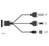 Hewlett Packard Enterprise P25129-B21 video kabel adapter VGA (D-Sub) D-Sub (DB-9) Zwart