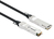 Intellinet 508490 kabel optyczny 0,5 m QSFP+ Czarny, Srebrny