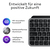 Logitech MX Keys Mini For Mac Tastatur Heimbüro Bluetooth QWERTZ Deutsch Schwarz, Grau