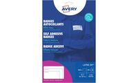 AVERY Badges autocollants, 80 x 50 mm, blanc (7214785)