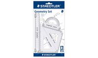 STAEDTLER Kit de géometrie, petit, 4 pièces, transparent (5655439)