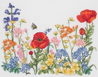 Counted Cross Stitch Kit: Floral Collection: Meadow Floral