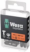 Bit Impaktor 1/4" DIN 3126 C6,3 PZ3x25mm 10szt./opak. Wera