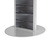 FlexiSlot® nútos torony „Slim” | kő hatású 1.830 mm acél ezüst, hasonló mint RAL 9006 400 mm nem