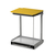 50 Litre Freestanding Handsfree Bodyless Sackholder-Yellow & Black