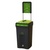 Envirobin Recycling Bin with Propellor Aperture - 100 Litre - Black - No Label