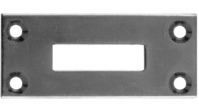 Riegel-Schliessbleche Stahl verzinkt, 28/65 mm