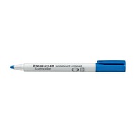 Marcatore per lavagne bianche Staedtler Lumocolor whiteboard compact 341 1-2 mm blu - 341-3