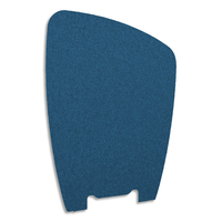 GAUTIER OFFICE Cloison séparation bas L88 Menhir tissu Bleu, pour bureau - Dim. L.88 x H.117 x P.3 cm