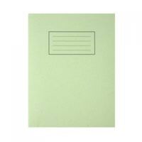 Silvine 9x7 inch/229x178mm Exercise Book Ruled Green 80 Pages (Pack 10)