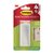 Command Canvas Hanger Large White with Hook and Strips 17044