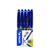 Pilot FriXion Ball Erasable Gel Rollerball Pen 0.7mm Tip 0.35mm Line Blu(Pack 5)