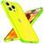 NALIA Translucent Neon Cover compatible with iPhone 15 Pro Case, Transparent Colorful Shiny See Through Phonecase, Slim Anti-Yellow Glossy Silicone Protective Coverage, Shockpro...