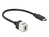 Keystone Modul USB 3.0 C Buchse an USB 3.0 C Stecker mit Kabel, Delock® [86399]