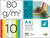 Papel Color Liderpapel A4 80G/M2 10 Colores Surtidos Paquete de 100