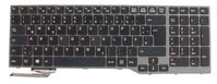 Keyboard Black/Red (GERMAN), FUJ:CP663796-XX, Keyboard, ,