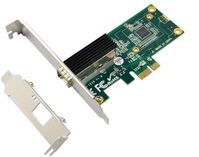 1port SFP Ethernet Server PCIe NIC, Chipset: Intel WGI210AS 10 GbE network, Full-height end bracket / Low-profile end bracket Netzwerkkarten