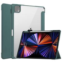 Cover for iPad Pro 12.9" 2021 For iPad Pro 12.9-inch 5th Gen (2021) Tri-fold Transparent TPU Cover Built-in S Pen Holder with Auto Wake Tablet-Hüllen