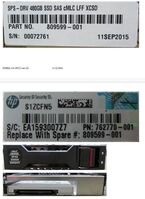 DRV 480GB SSD SAS CMLC LFF XCSD Interne harde schijven / SSD