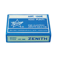 Punti Metallici per Cucitrice Zenith - 130/E 6/4 - 0311301401 (Conf. 10000)