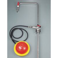 Stainless steel solvent pump, foot operated