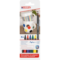 Porzellan-Pinselstift edding 4200 1-4mm VE=6 Farben
