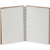 Notizbuch Wire-O French Size 180 /172 x 245mm blanko Hazelnut
