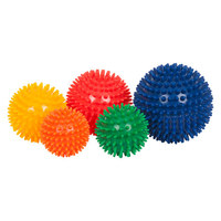 Igel-Ball mittel, 5er Set, Massageball, Noppenball, Faszienball