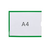 Lot de 2 PRODOC A4 vert adhésif