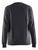 Damen Sweatshirt 3408 mittelgrau/schwarz - Rückseite