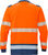 High Vis T-Shirt Langarm Kl.3 7724 THV Warnschutz-orange/marine - Rückansicht