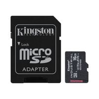 Kingston Industrial Temperature 16GB microSDHC U3 V30 A1 + adapter
