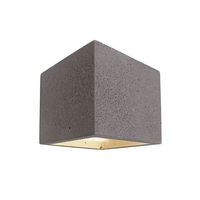 Beton-Wandaufbauleuchte CUBE, Up/Down, 1x G9 max. 25W , dunkelgrau