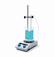 Magnetic stirrer AREX 6 Digital PRO with PT100 temperature sensor support rod and clamp Type AREX 6 Digital PRO