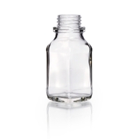 Square wide neck bottle 100 ml soda-lime glass without cap 9072092