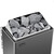 Piec do sauny elektryczny 5-9 m3 do 110C 400 V 6 kW czarno-srebrny