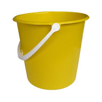 Yellow Standard Round Bucket 9lt