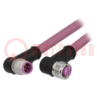 Cable: for sensors/automation; PIN: 4; M12-M12; B code-Profibus
