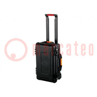 Suitcase: tool case; Body dim: 559x355x239mm; ABS; Wall thick: 5mm