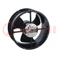 Fan: AC; axial; 230VAC; Ø254x107mm; 1326m3/h; 63dBA; ball bearing
