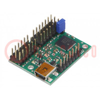 Sterownik serwomechanizmu; USB-UART; Ch: 12; 279x361mm; 5÷16VDC