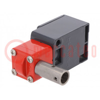 Safety switch: hinged; FC; NC + NO; IP67; -25÷80°C; red,grey