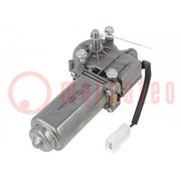 Motor: DC; 24VDC; 25rpm; worm gear; 4Nm; IP40; Trans: 62: 1; 1.1A