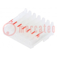 Plug; wire-board; female; PIN: 6; end connector; 2.54mm; IDC; 22AWG