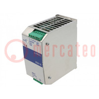 Power supply: switched-mode; for DIN rail; 120W; 24VDC; 5A; OUT: 1
