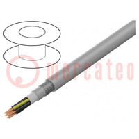 Cable: de mando; ÖLFLEX® FD 855 CP; 30G1mm2; gris; cuerda; Cu; PUR