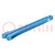 PCB guide; polyester; blue; L: 120mm; B: 112mm