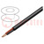 Wire: loudspeaker cable; 2x1mm2; stranded; OFC; black; unshielded