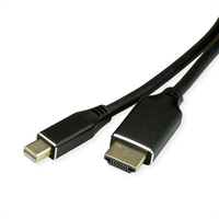 BACHMANN Mini DisplayPort zu HDMI Kabel 1,5m, S.1 Mini DP S.2 HDMI