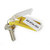 Schlüsselanhänger KEY CLIP, mit Clip-Mechanismus, verschiedene Farben, 1 VE = 6 Stück Version: 04 - gelb